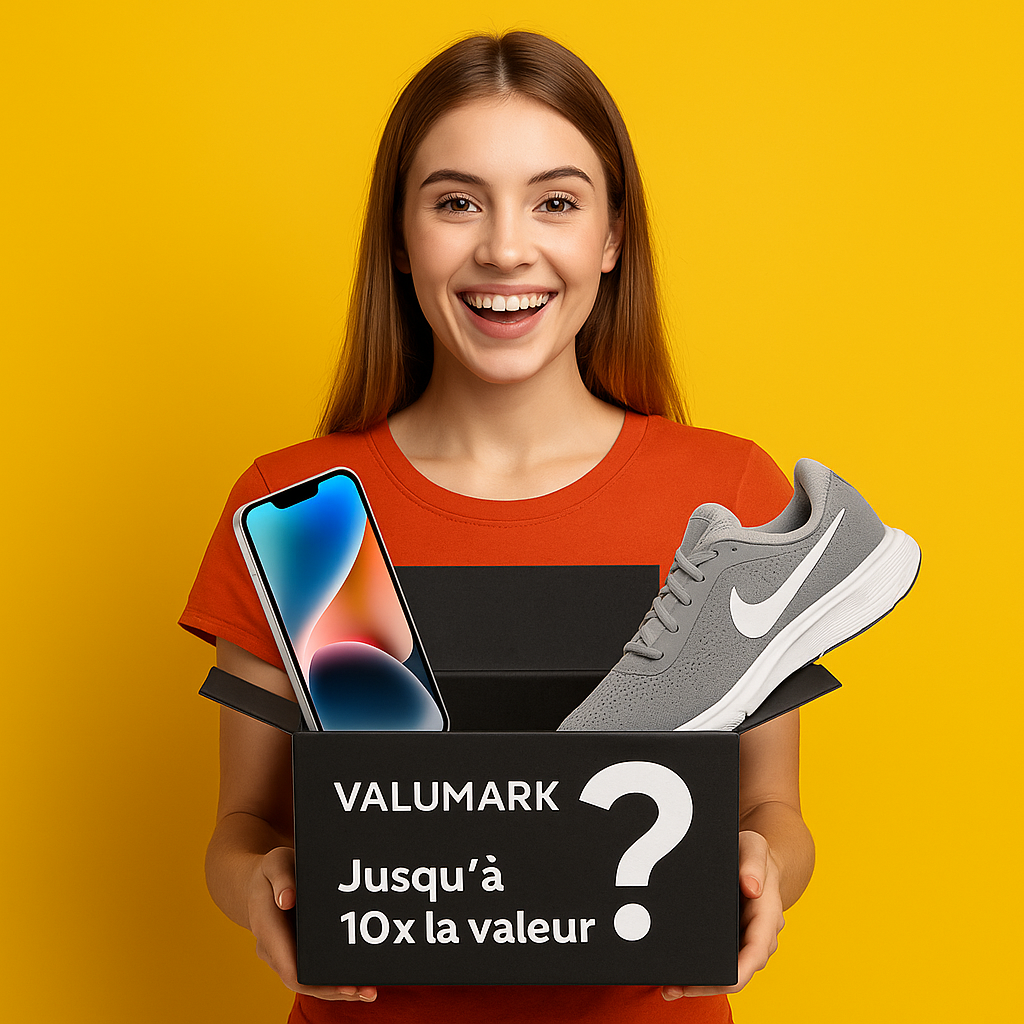 Boîte Mystère Valumark – Surprises Premium jusqu’à 10× la valeur