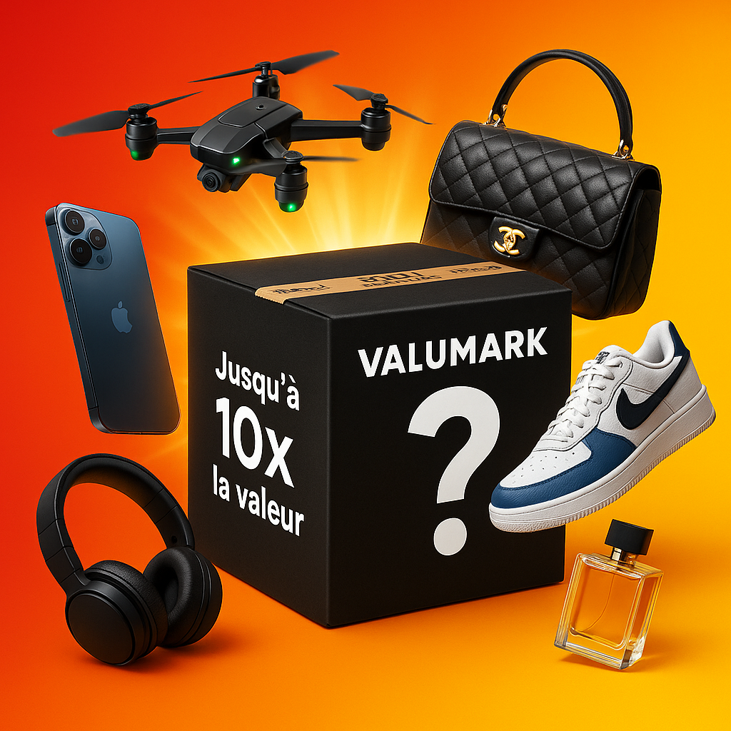 Boîte Mystère Valumark – Surprises Premium jusqu’à 10× la valeur