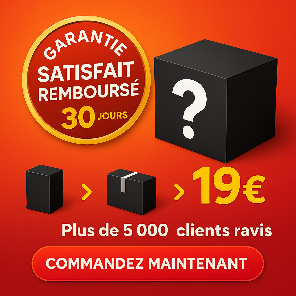 Boîte Mystère Valumark – Surprises Premium jusqu’à 10× la valeur